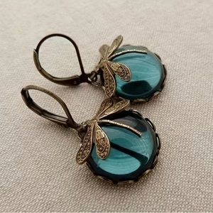 Dragonfly Vintage Style Earrings